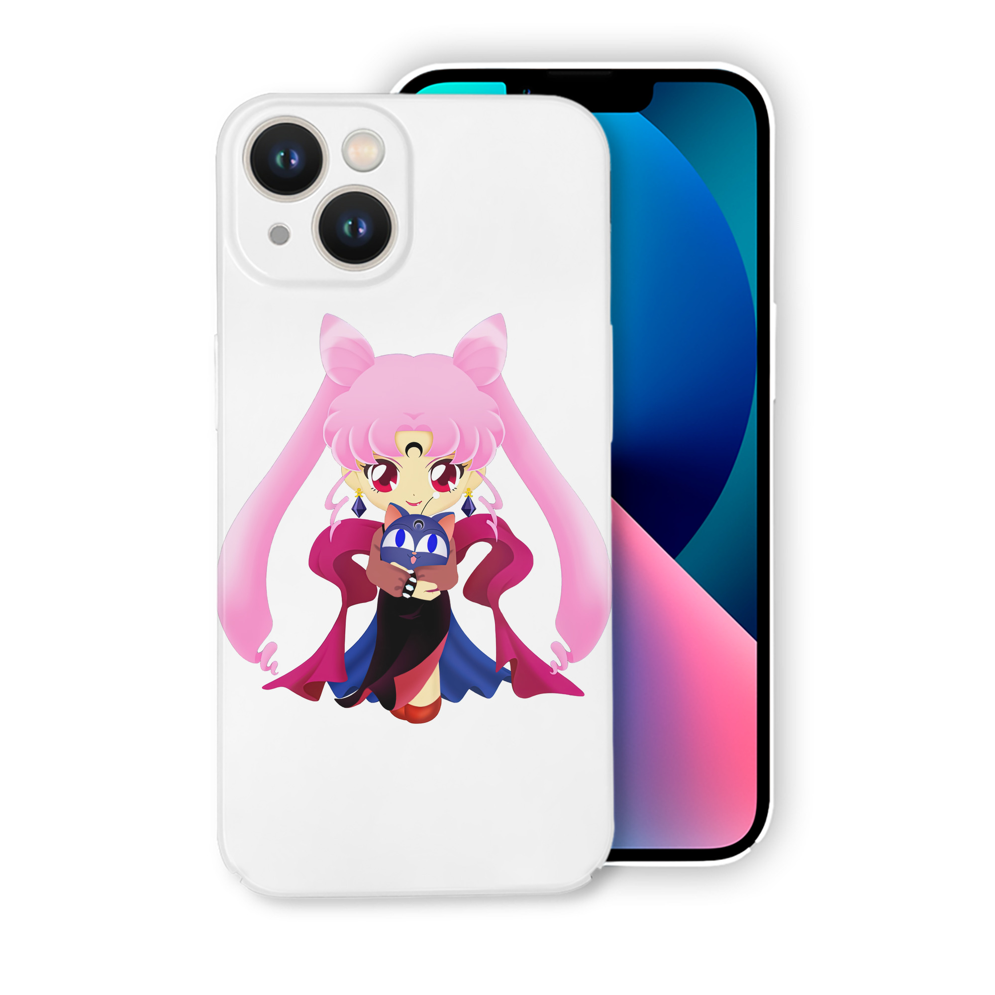 （画像用） 美少女戦士セーラームーン ちびうさ Sailor Moon Chibiusa Tsukino Usagi Small Lady Serenity 【iPhone 14シリーズ対応】ハードケース